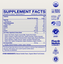 so lean & so clean protein powder chocolate (ora organic) supplement facts