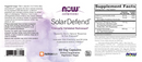 solardefend now solutions label