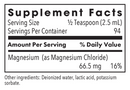 solution of magnesium allergy research group supplement facts