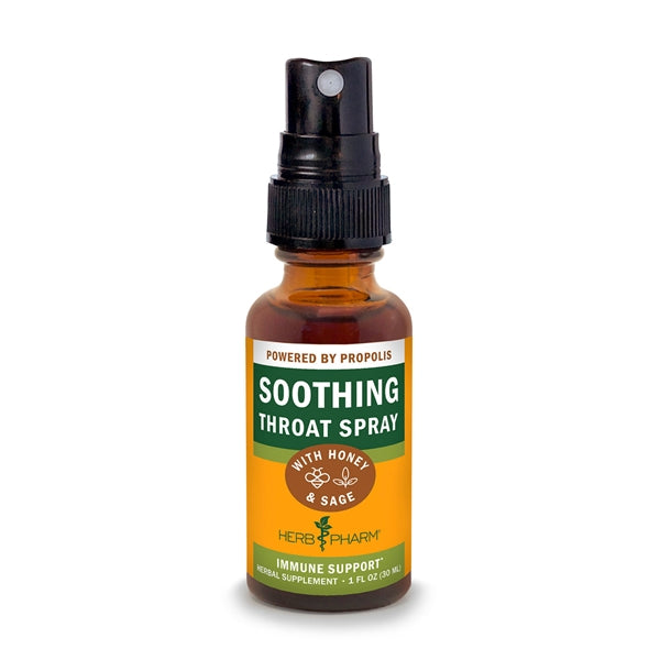 soothing throat spray honey sage (herb pharm)