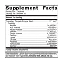 spectrazyme complete enzymes (metagenics) supplement facts