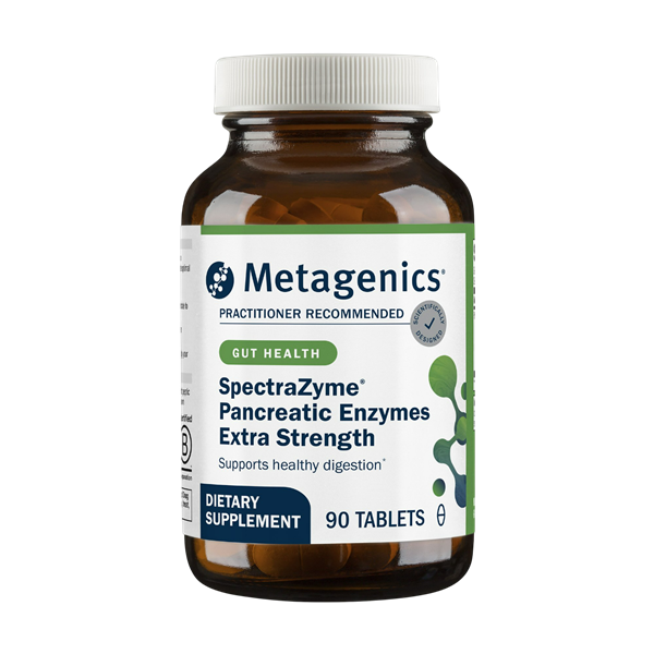 spectrazyme pancreatic enzymes extra strength (metagenics)