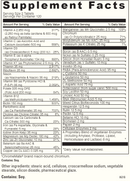 spectra davinci labs supplement facts