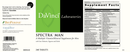 spectra man 240ct davinci labs label