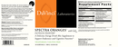 spectra oranges davinci labs label