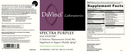 spectra purples davinci labs label