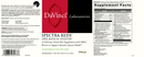 spectra reds davinci labs label