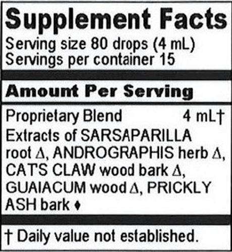 spirolyd compound (herbalist alchemist) supplement facts