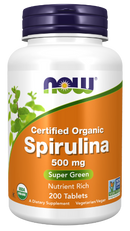 spirulina 500 mg (now foods)