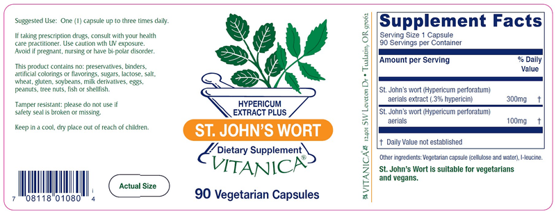 St. John's Wort Vitanica products
