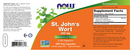 st. john's wort 300 mg (now foods) label