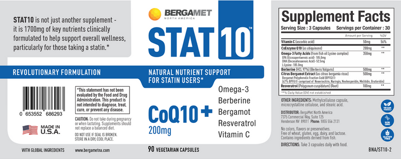 buy stat10 coq10+ bergamet