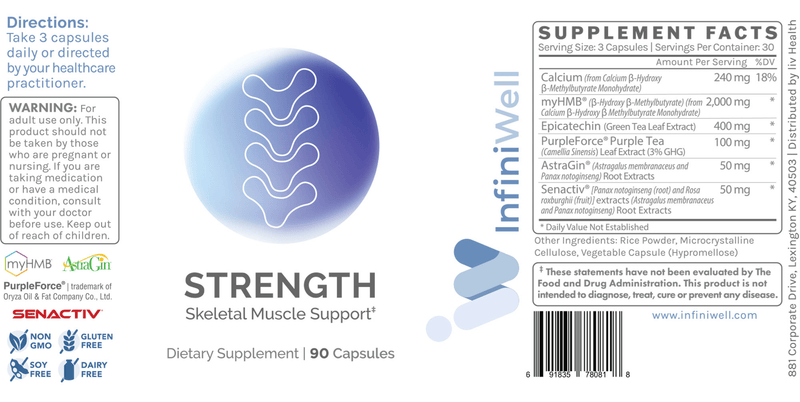 strength (infiniwell) label