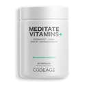 meditate vitamins+ stress anxiety & cortisol support codeage