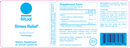 stress relief bioseries (ritual) label