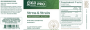 stress and strain gaia herbs pro label