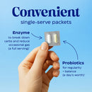 probiotics + enzyme for gas & bloating
