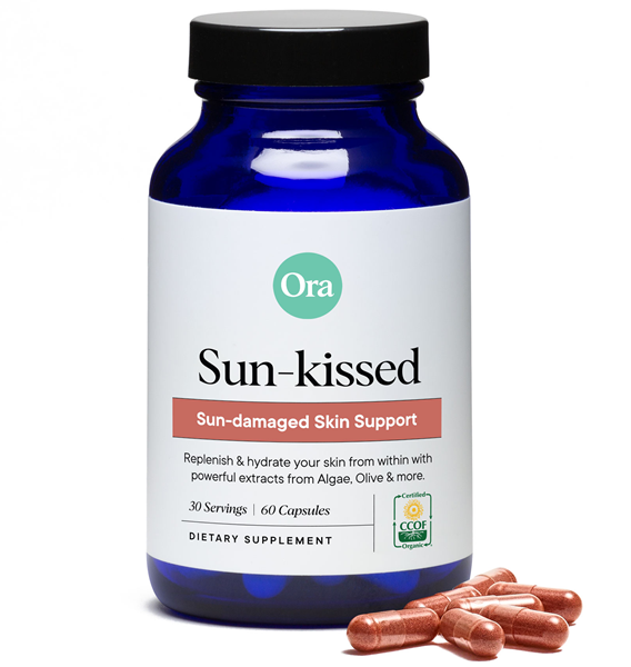 Sun Kissed: Sun-damaged Skin Support Capsules (Ora Organic)