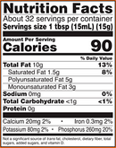 sunflower liquid lecithin (now foods) nutrition facts