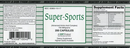 super sports 750 mg montiff label