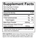 superbeets heart chews humann supplement facts