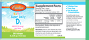 baby's super daily d3 carlson labs label