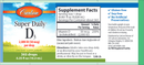 super daily d3 carlson labs label