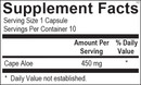 super aloe 450 blisters supplement facts