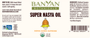 super nasya oil banyan botanicals label