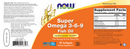 super omega 3-6-9 (now foods) label