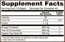 super omega 3-6-9 (now foods) supplement facts