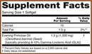 super primrose (now foods) supplement facts