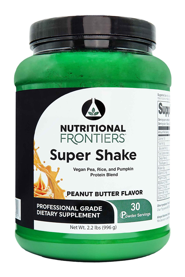 super shake peanut butter (nutritional frontiers)