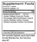 super strength digestion supplement facts