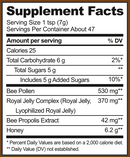 superfood honey beekeeper's naturals supplement facts