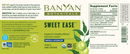 sweet ease banyan botanicals label