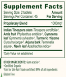 sweet ease banyan botanicals supplement facts