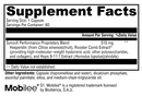 synovx performance (xymogen) supplement facts