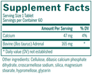 TADS adrenal glandular formula genestra supplement facts