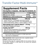 Transfer Factor Multi-Immune supplement facts