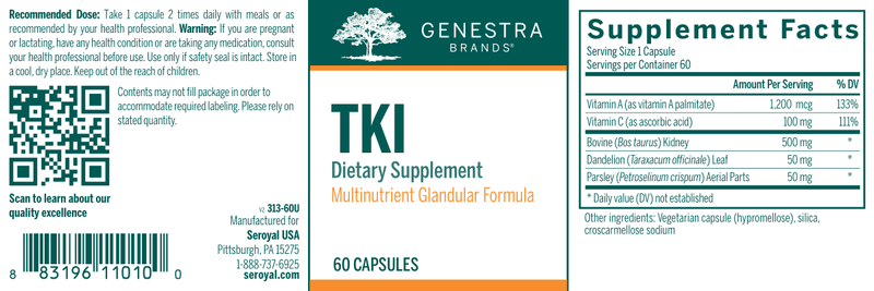 TKI label Genestra