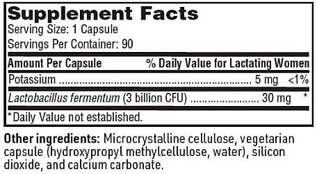 Target B2 (Klaire Labs) Supplement facts
