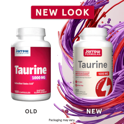 Taurine 1000 mg Jarrow Formulas new look