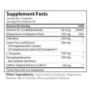 teen focus supplement facts