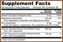 testo jack 100 (now foods) supplement facts