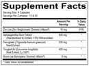 testosterone support complex (ortho molecular) supplement facts