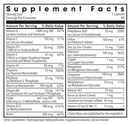 the big one plus without iron (metabolic maintenance) supplement facts