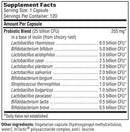 ther-biotic complete sfi health supplement facts