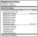 ther-biotic senior formula sfi health supplement facts