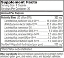 ther-biotic synbiotic sfi health supplement facts